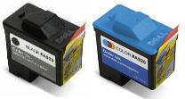 Dell Remanufactured Black and Colour Ink Cartridges D529 D530 - Free UK Delivery